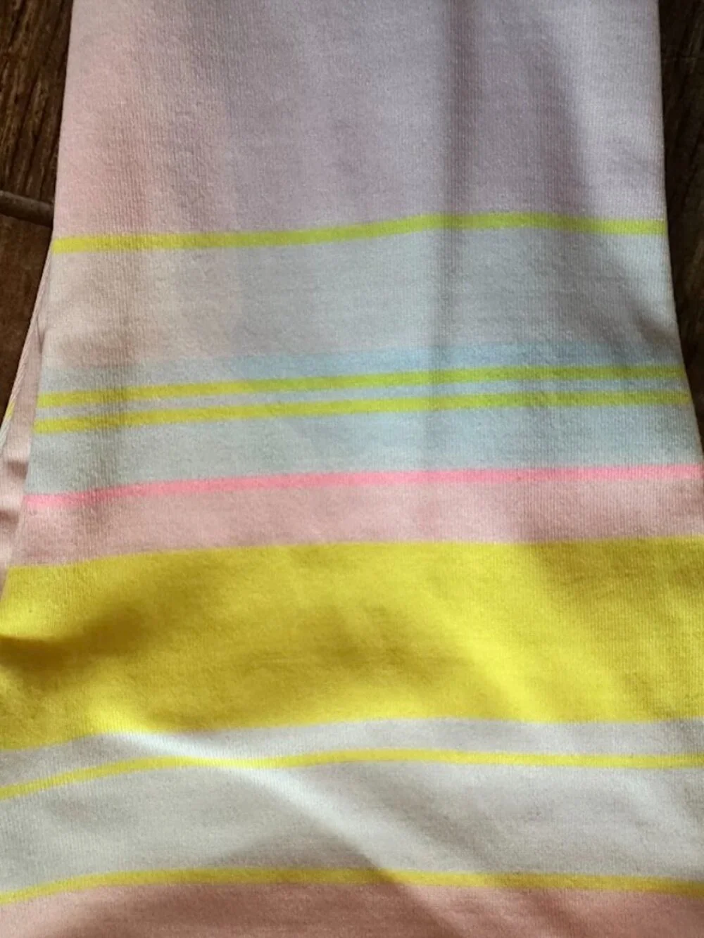 NWOT Frankie's Bikinis Heart Tatum Top/Kailyn Bottom Pastel Stripe Bikini Set-Sm
